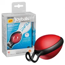 Красный вагинальный шарик со смещенным центром тяжести Joyballs Secret красный 