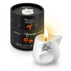 Массажная свеча с ароматом мака Jardin Secret De Provence Coquelicot - 80 мл белый 