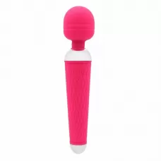 Розовый жезловый вибратор - 19,5 см розовый 