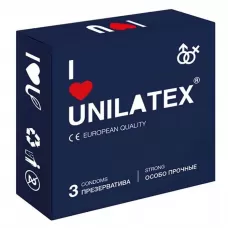 Ультрапрочные презервативы Unilatex Extra Strong - 3 шт  