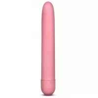 Розовый биоразлагаемый вибратор Eco - 17,8 см розовый 