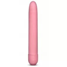 Розовый биоразлагаемый вибратор Eco - 17,8 см розовый 