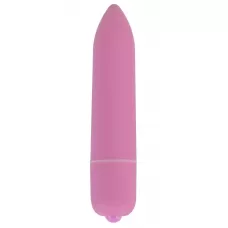Розовая удлинённая вибропуля Power Bullet Pink - 8,3 см розовый 