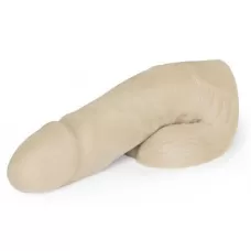 Мягкий имитатор пениса Fleshton Limpy среднего размера - 17 см телесный 