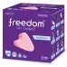 Женские гигиенические тампоны без веревочки FREEDOM normal - 3 шт розовый 