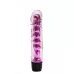Прозрачно-розовой вибратор с пупырышками - 17,5 см розовый 