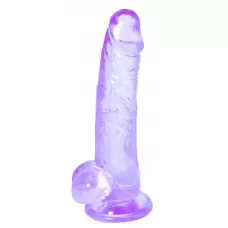 Фиолетовый фаллоимитатор Rocket - 19 см фиолетовый 