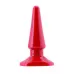 Красная анальная втулка Black Red - 10 см красный 