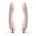 Нежно-розовый изогнутый вибратор Amy - 17 см нежно-розовый 