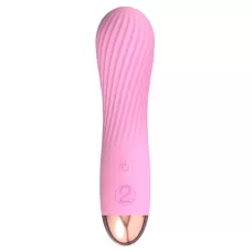 Розовый мини-вибратор Cuties 2.0 - 12,5 см розовый 
