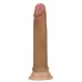 Фаллоимитатор 7 Dual layered Platinum Silicone Cock - 18,5 см карамель (темно-бежевый 