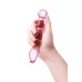 Розовый фаллоимитатор-ёлочка из прозрачного стекла - 18 см розовый 
