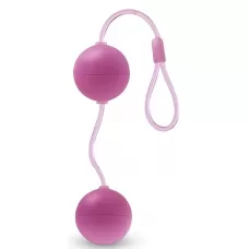 Розовые вагинальные шарики Bonne Beads розовый 