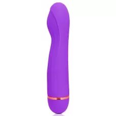 Фиолетовый вибромассажер с 20 режимами вибрации - 13,5 см фиолетовый 