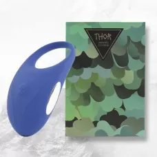 Синее кольцо с вибрацией Thor Cockring синий 