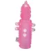 Розовая эластичная насадка на пенис с жемчужинами, точками и шипами Pearl Stimulator - 11,5 см розовый 