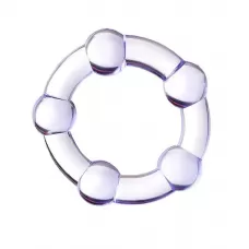 Фиолетовое эрекционное кольцо A-Toys фиолетовый 