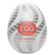 Мастурбатор-яйцо EGG Tornado молочный 
