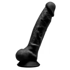 Черный фаллоимитатор на присоске MODEL 1 - 17,5 см черный 