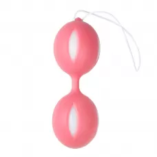 Розовые вагинальные шарики Wiggle Duo розовый 