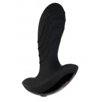 Черный вибростимулятор простаты The Gentleman - 12 см черный 