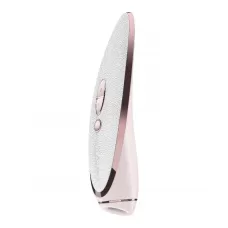 Вакуумно-волновой стимулятор Satisfyer Luxury Pret-a-porter с вибрацией белый с розовым 
