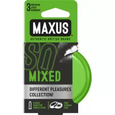 Презервативы в железном кейсе MAXUS Mixed - 3 шт  
