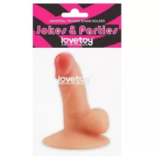 Телесный пенис-сувенир Universal Pecker Stand Holder телесный 