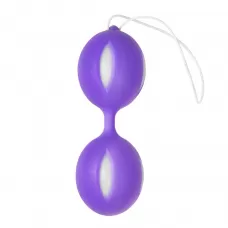Фиолетовые вагинальные шарики Wiggle Duo фиолетовый 