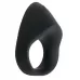 Черное эрекционное кольцо с вибрацией Night Rider черный 