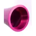 Алюминиевый рельефный вибратор PINK SMALL - 7,5 см розовый 
