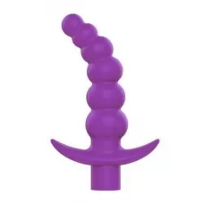 Фиолетовая вибрирующая анальная елочка Sweet Toys - 10,8 см фиолетовый 