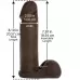 Насадка-реалистик Vac-U-Lock 8  ULTRASKYN Cock - 20,6 см коричневый 