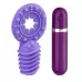 Фиолетовое эрекционное виброкольцо с 10 режимами вибрации Dash фиолетовый 