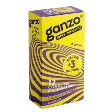 Тонкие презервативы для большей чувствительности Ganzo Sence - 15 шт  