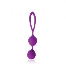 Фиолетовые двойные вагинальные шарики Cosmo фиолетовый 