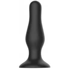 Черная анальная пробка Self Penetrating Butt Plug № 67 - 12,7 см черный 