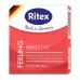 Презервативы анатомической формы с накопителем RITEX PERFECT FIT - 3 шт  