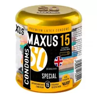 Презервативы с точками и рёбрами MAXUS Special - 15 шт  