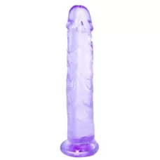 Фиолетовый фаллоимитатор Distortion - 18 см фиолетовый 