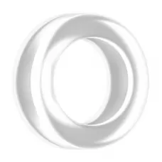Прозрачное эрекционное кольцо Cockring No.39 прозрачный 