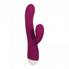 Фиолетовый вибратор-кролик Double Tap - 22,2 см фиолетовый 