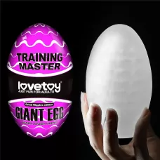Мастурбатор-яйцо Giant Egg Grind Ripples Edition прозрачный 
