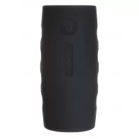 Силиконовый перезаряжаемый мастурбатор черный 