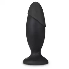 Черная силиконовая пробка Silicone Rocket Plug - 16,5 см черный 