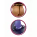 Фиолетовый страпон Plus Size Strap-On для дам размера plus size - 21 см фиолетовый с черным 