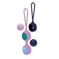 Вагинальный тренажер со сменными шариками Leset разноцветный 