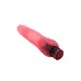 Розовый гелевый вибратор с шипами у основания - 17,8 см розовый 