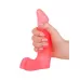 Гелевая насадка для страпона Harness - 19,5 см розовый 