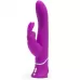 Лиловый вибратор-кролик Curve Rechargeable Rabbit Vibrator - 25,4 см лиловый 